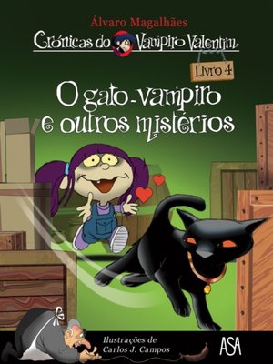 cover image of O gato-vampiro e outros mistérios